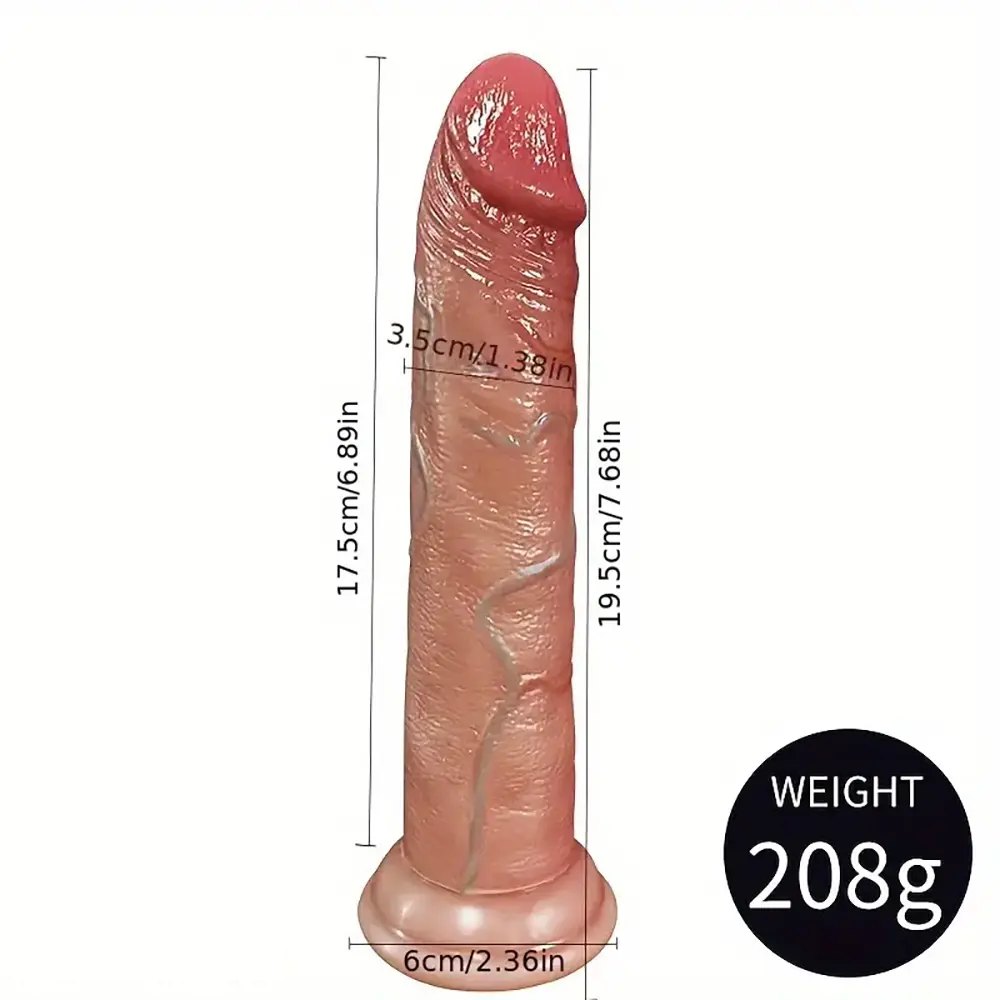 Flesh realistic dildo, photo 6