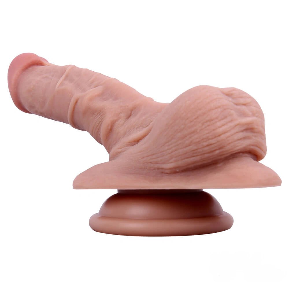 Flesh alien liquid silicone dildo