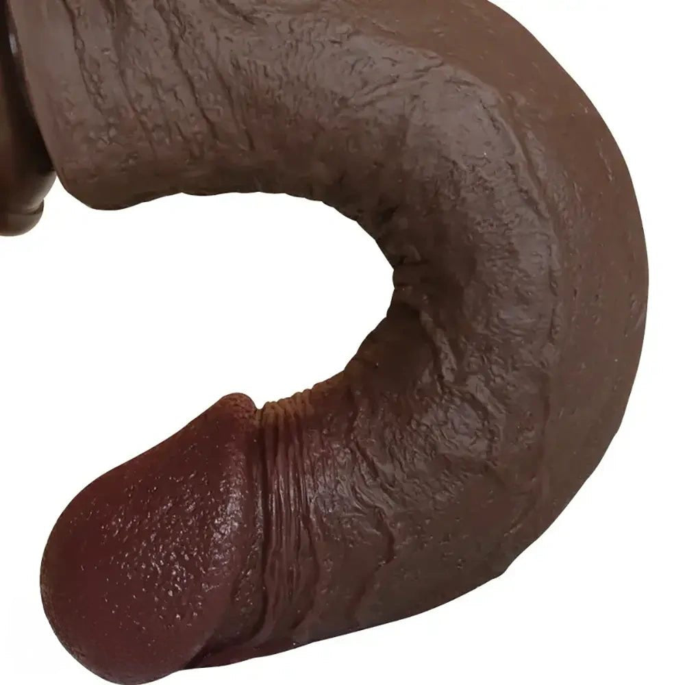 Coffee liquid silicone dildo, photo 5