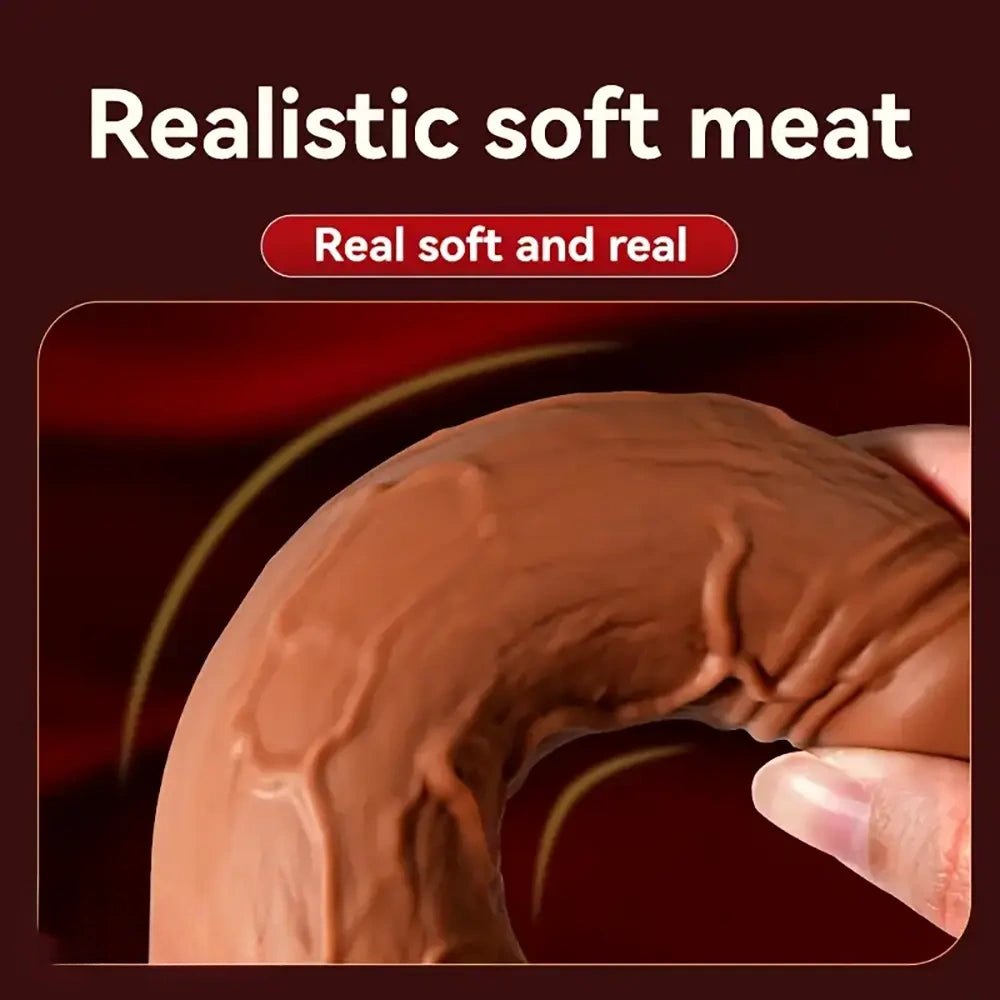Brown realistic dildo, photo 2