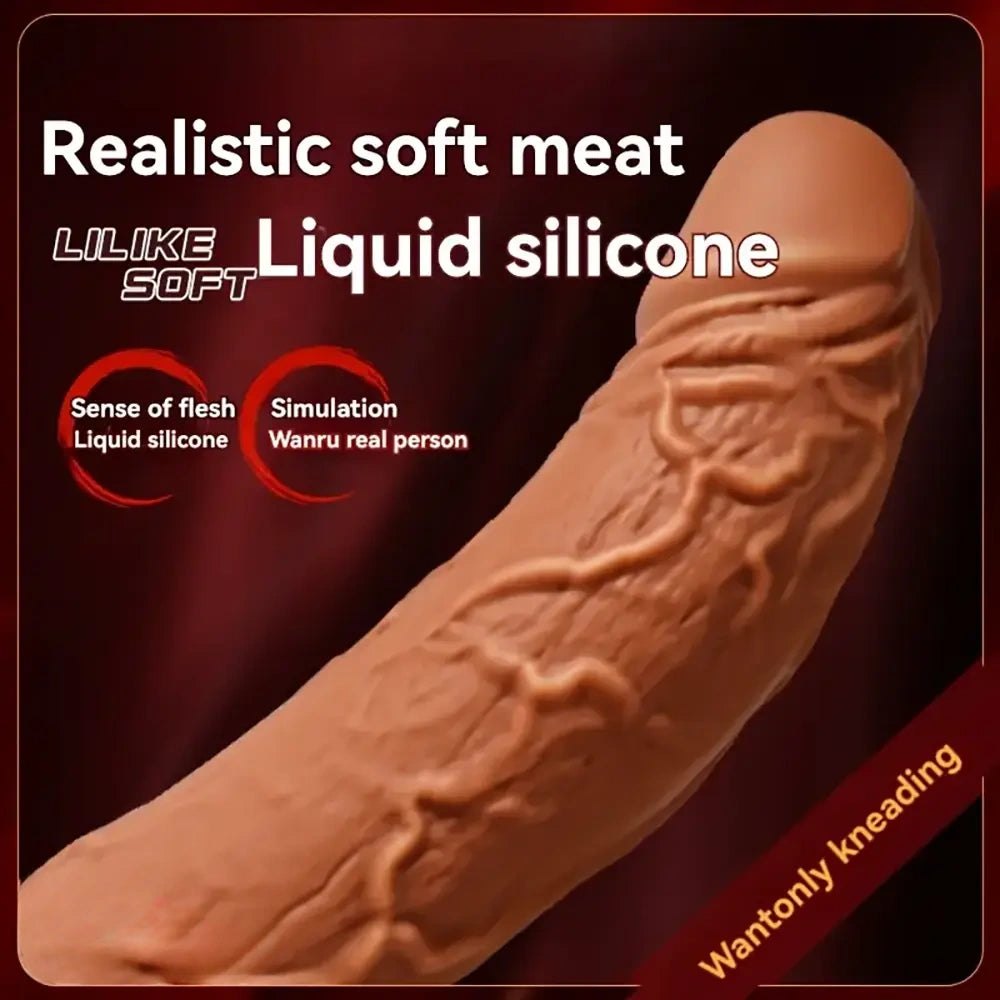 Brown realistic dildo, photo 4