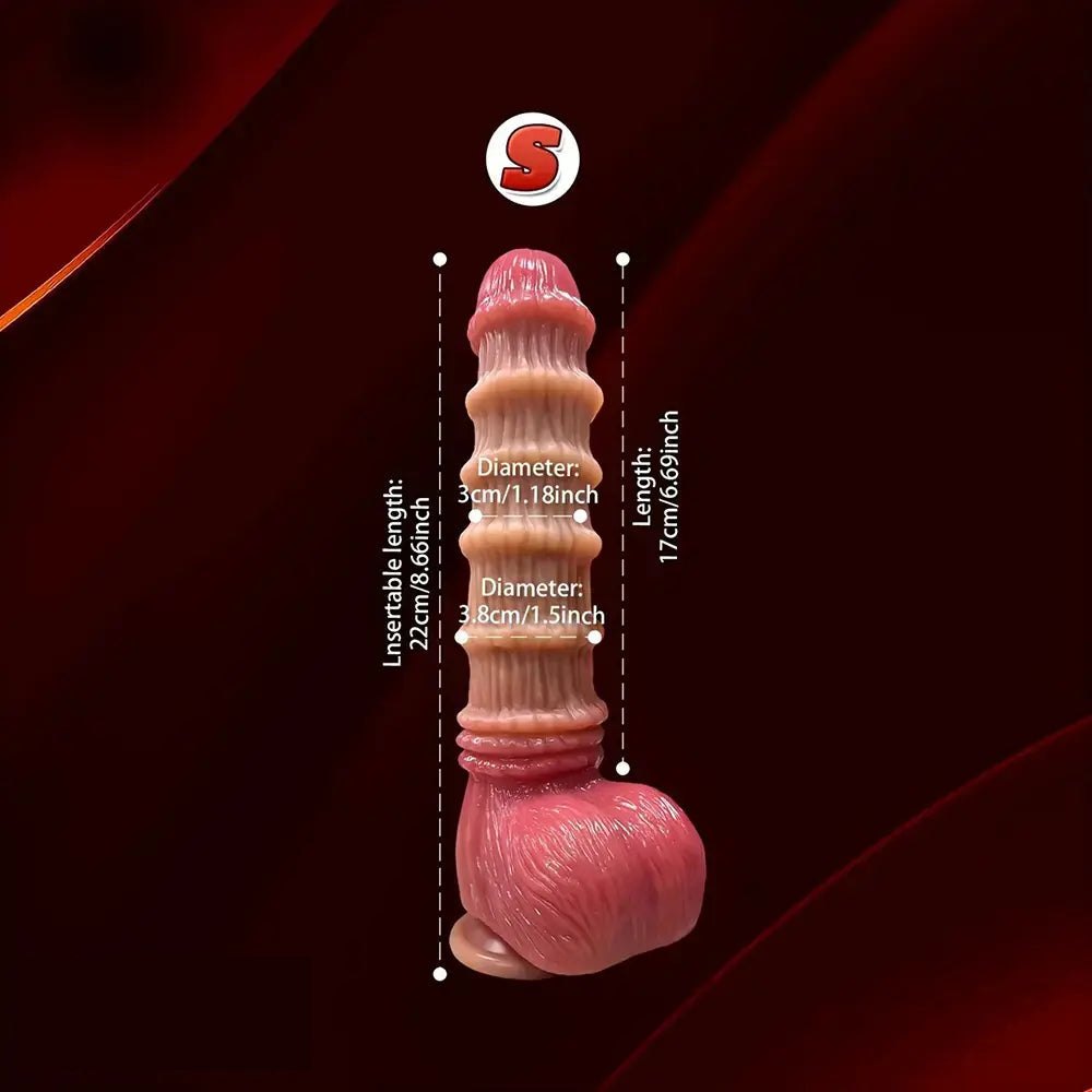 Flesh tone liquid silicone suction cup dildo, photo 6