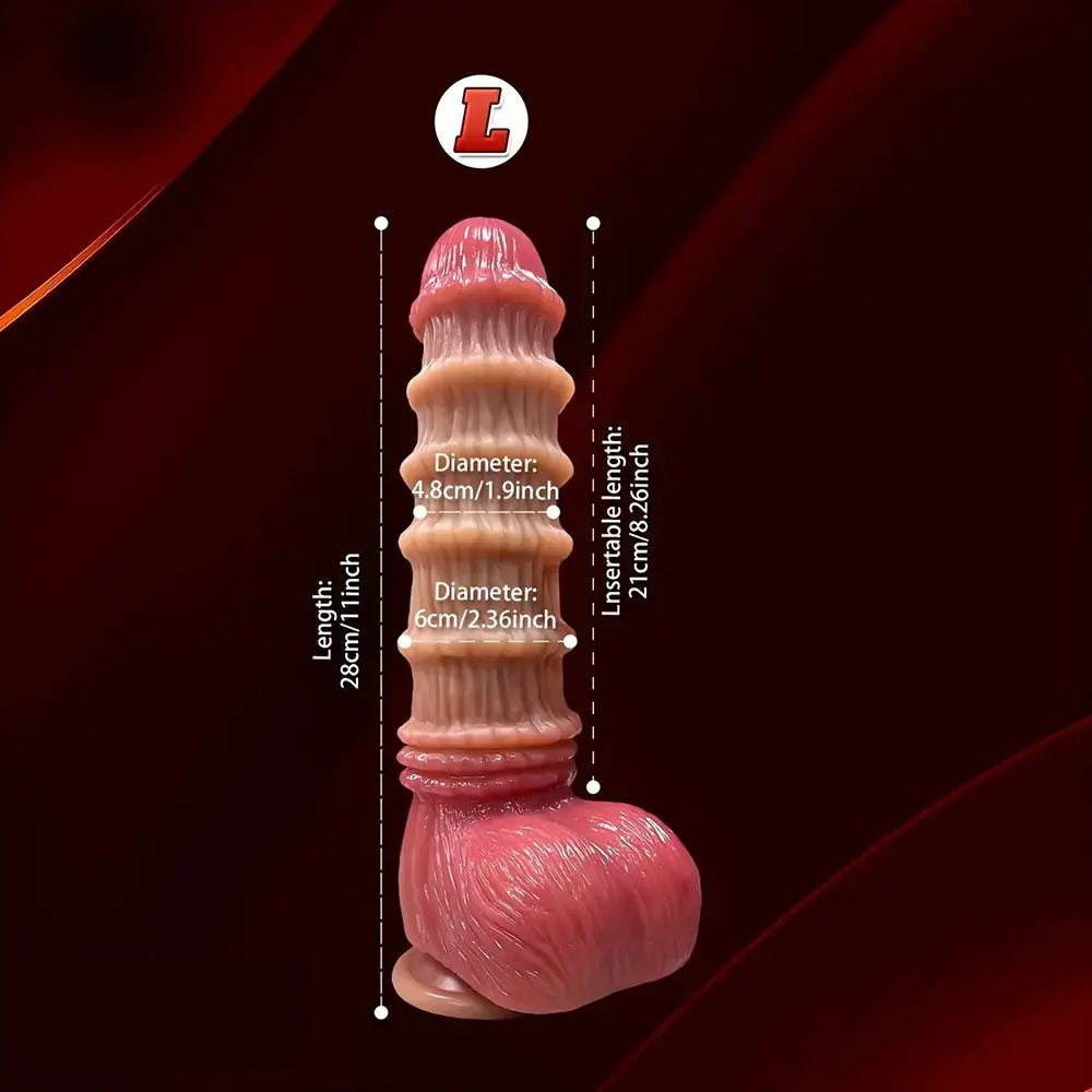 Flesh tone liquid silicone suction cup dildo, photo 7