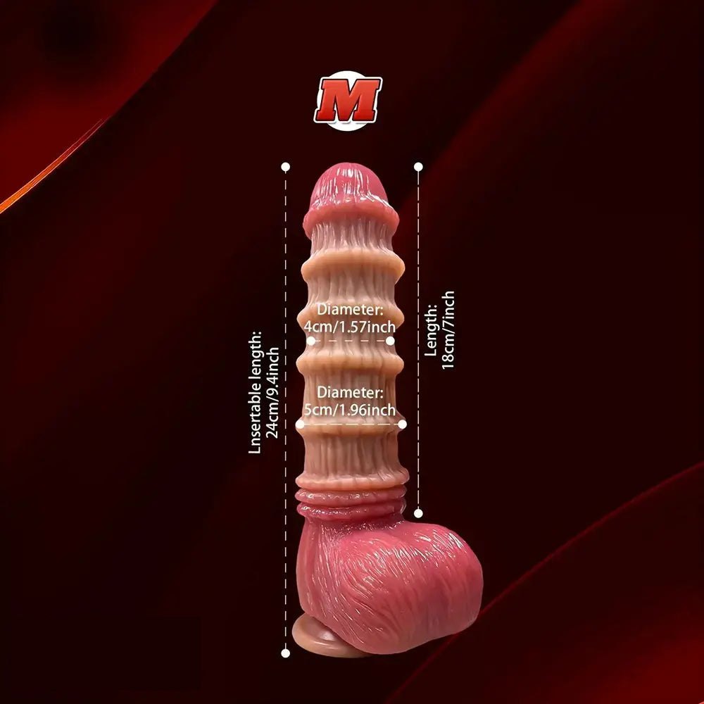 Flesh tone liquid silicone suction cup dildo, photo 9