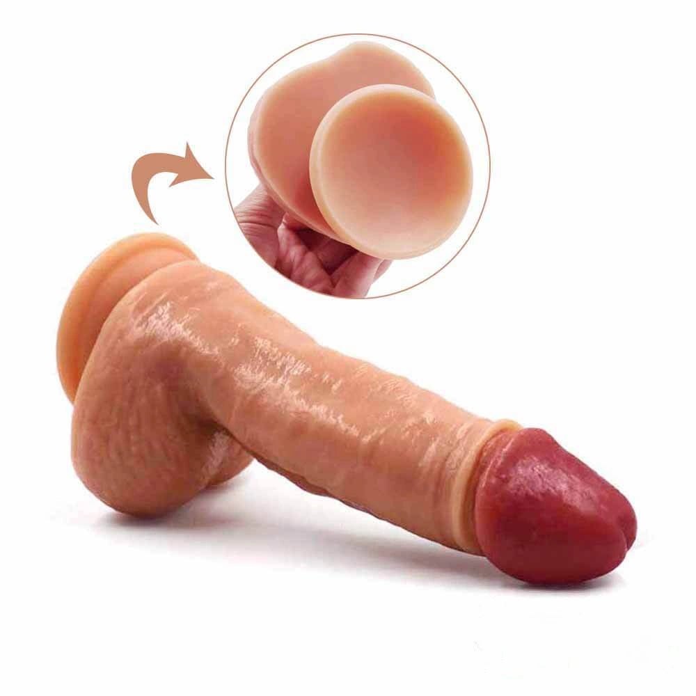 Liquid silicone suction cup dildo, photo 2