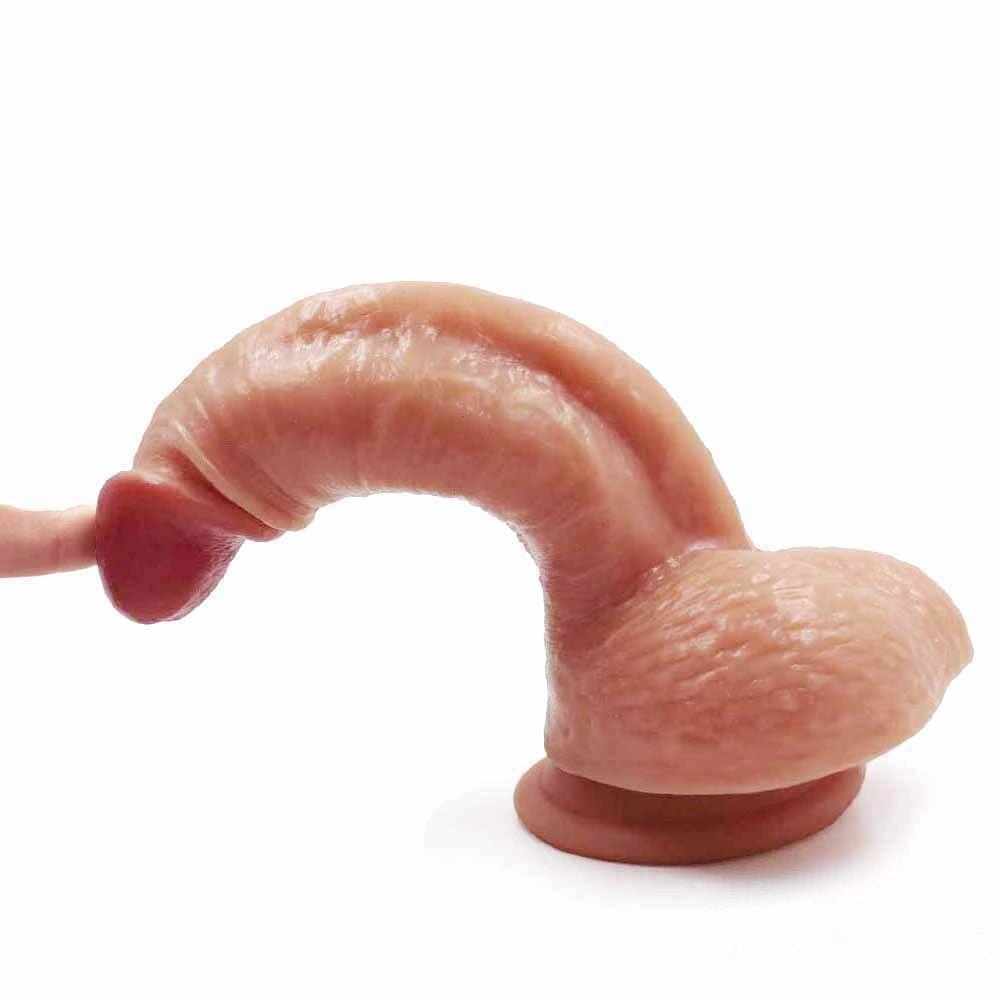 Liquid silicone suction cup dildo, photo 4