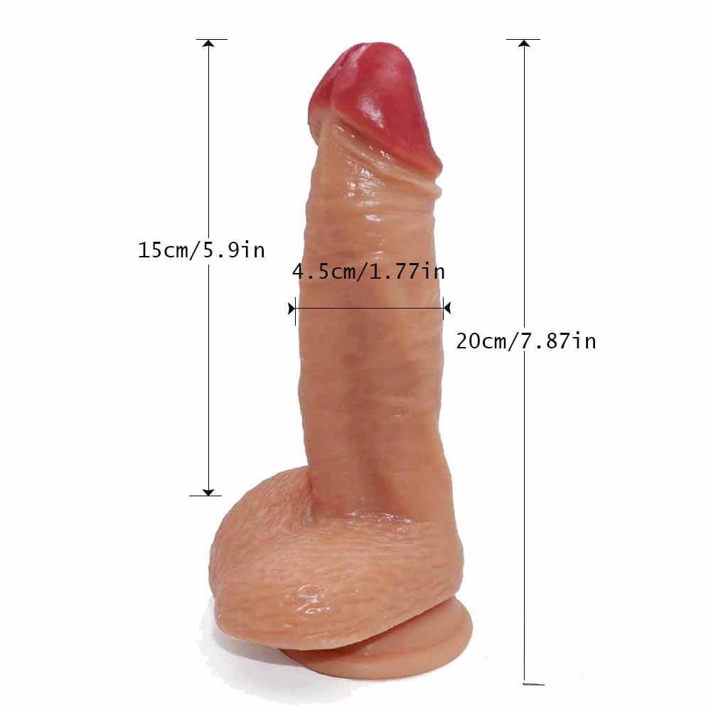 Liquid silicone suction cup dildo, photo 5