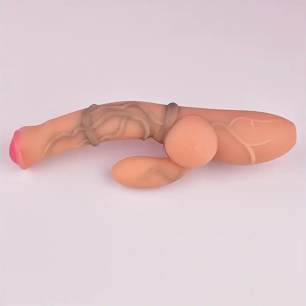 Liquid silicone veiny realistic dildo, photo 7