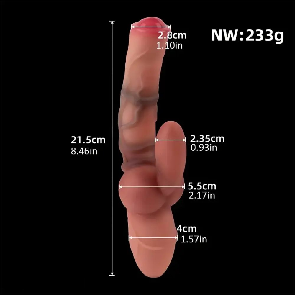 Liquid silicone veiny realistic dildo, photo 8
