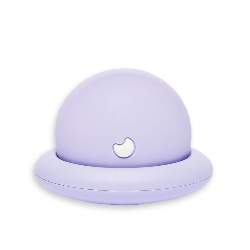 purple compact dome-shaped clitoral suction vibrator