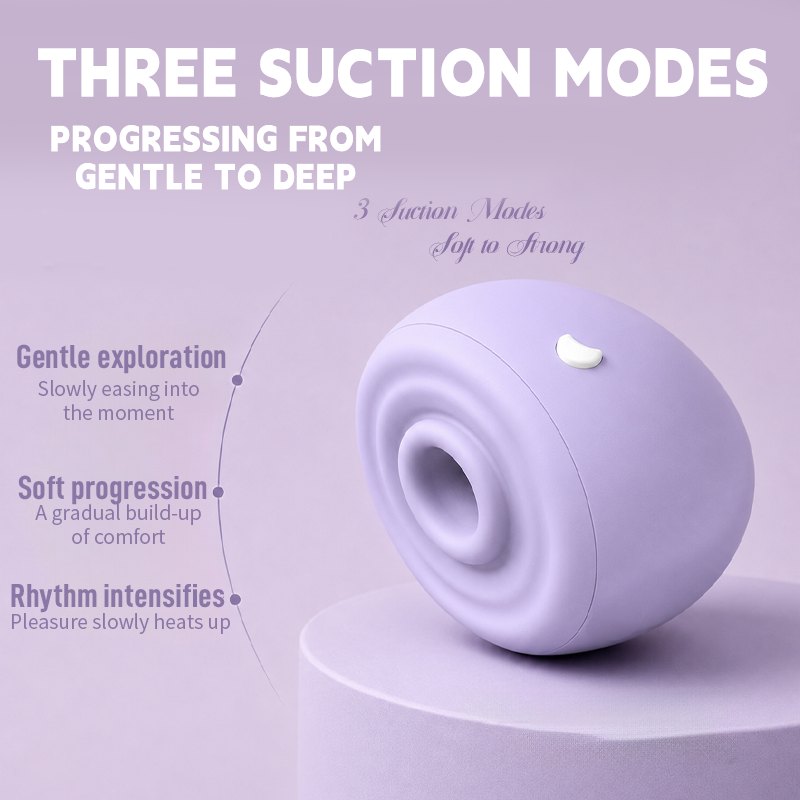 Compact dome-shaped clitoral suction vibrator, photo 3