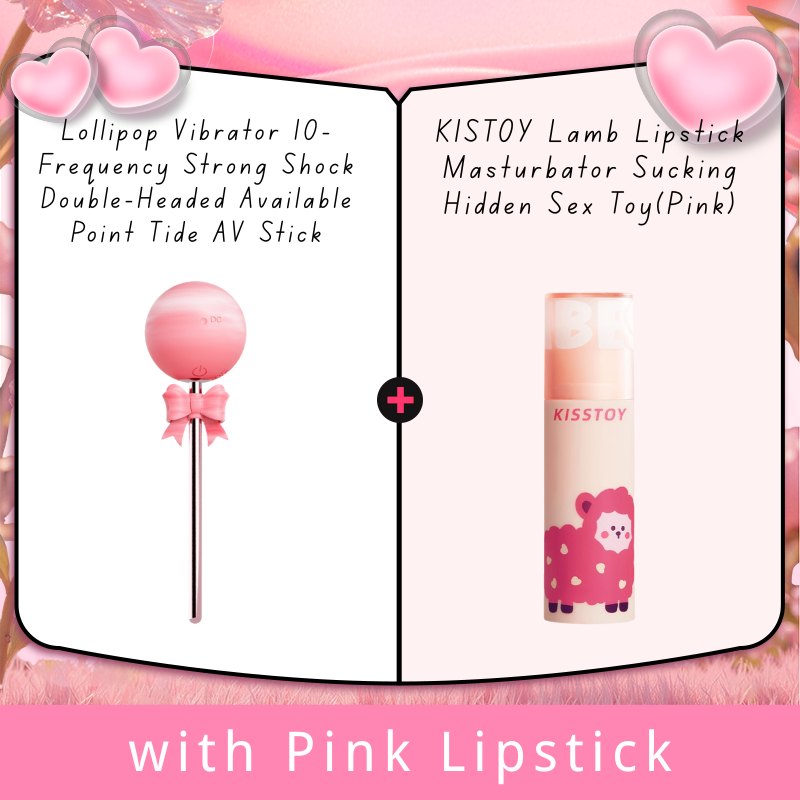 Pink lollipop clit stimulator vibrator, photo 9