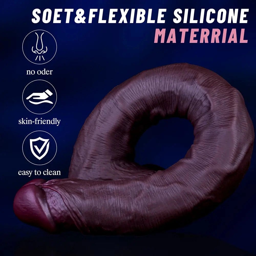 Long realistic silicone dildo, photo 11
