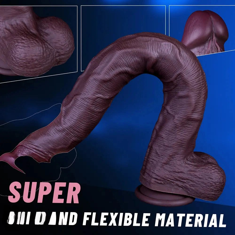 Long realistic silicone dildo, photo 12