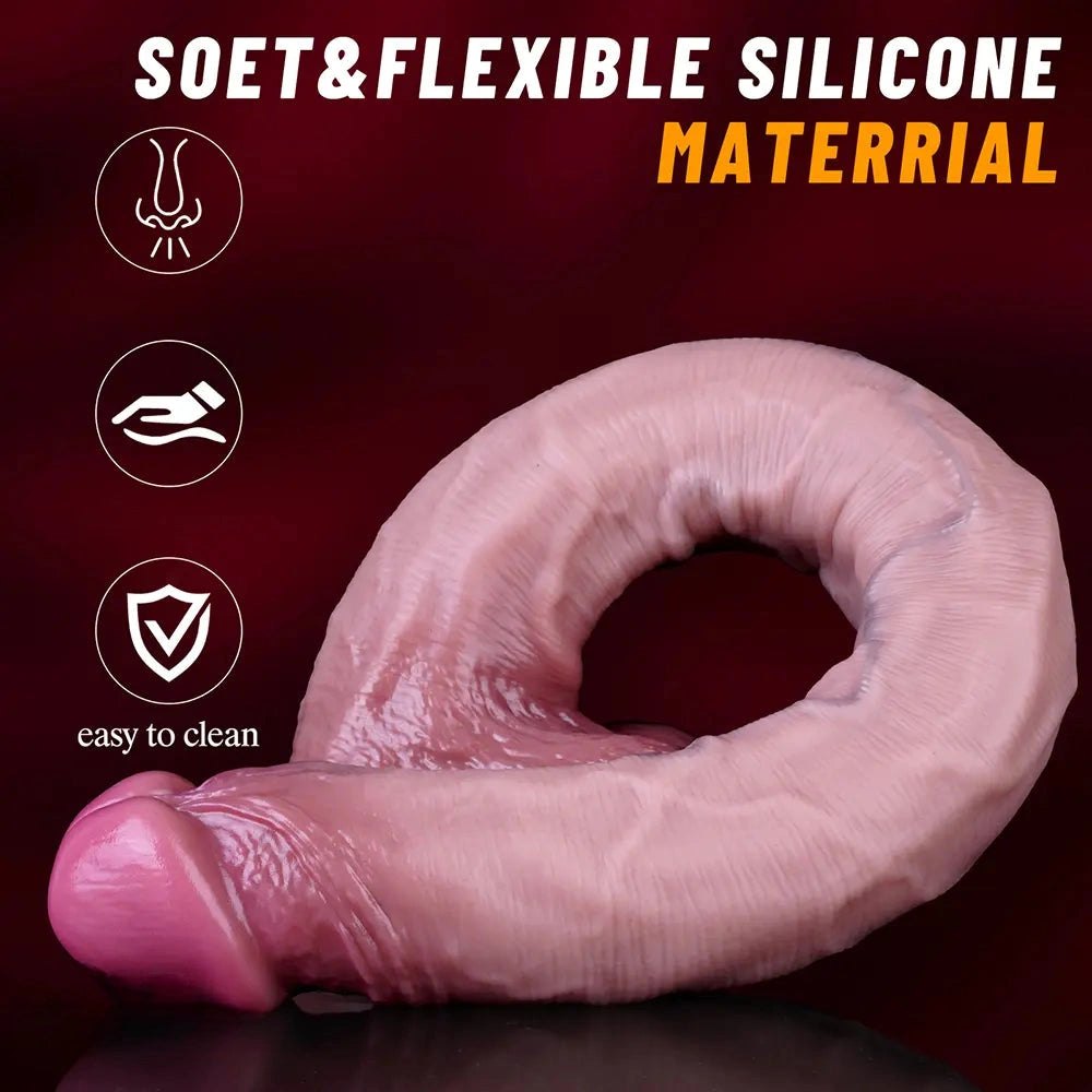 Long realistic silicone dildo, photo 5