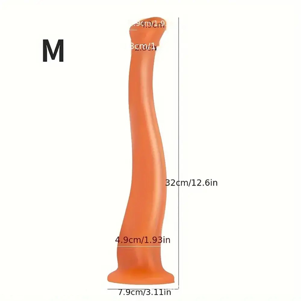 Long silicone anal plug, photo 11