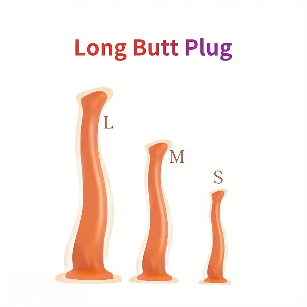 Long silicone anal plug, photo 2