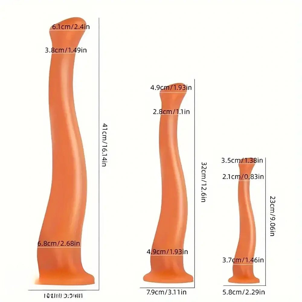 Long silicone anal plug, photo 8