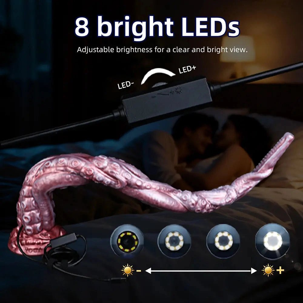 Mixed color tentacle camera fantasy dildo, photo 8