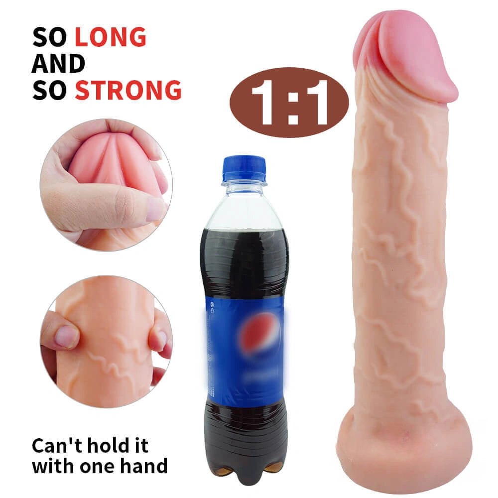 Long thick realistic PVC dildo, photo 3