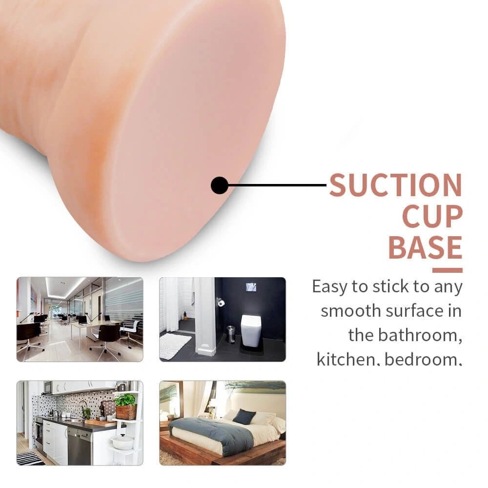 Long thick realistic PVC dildo, photo 5