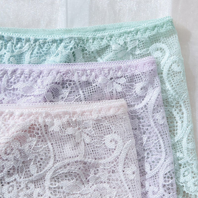 Low rise lace bow cotton thong, photo 6