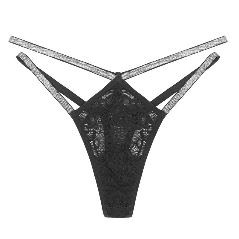 Low rise silver strap thong, photo 8
