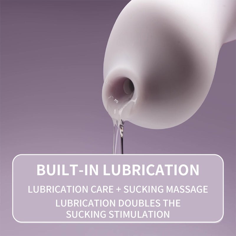 Purple lubricant-dispensing clitoral suction vibrator, photo 4