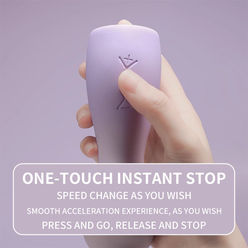 Purple lubricant-dispensing clitoral suction vibrator, photo 5