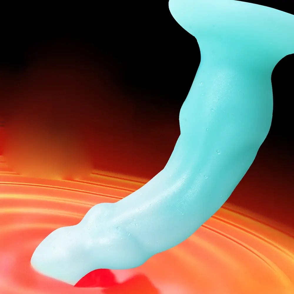 Luminous big fantasy silicone dildo, photo 10