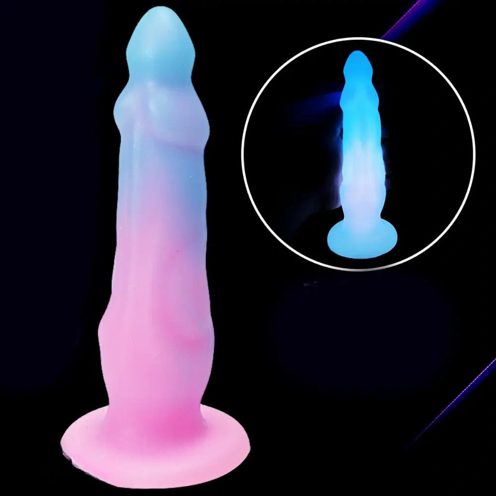 Luminous big fantasy silicone dildo, photo 14