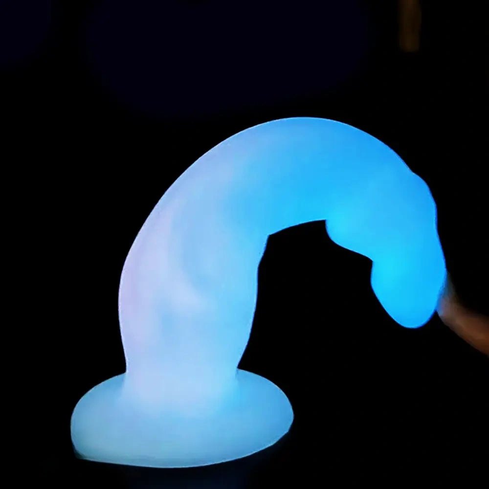 Luminous big fantasy silicone dildo, photo 15