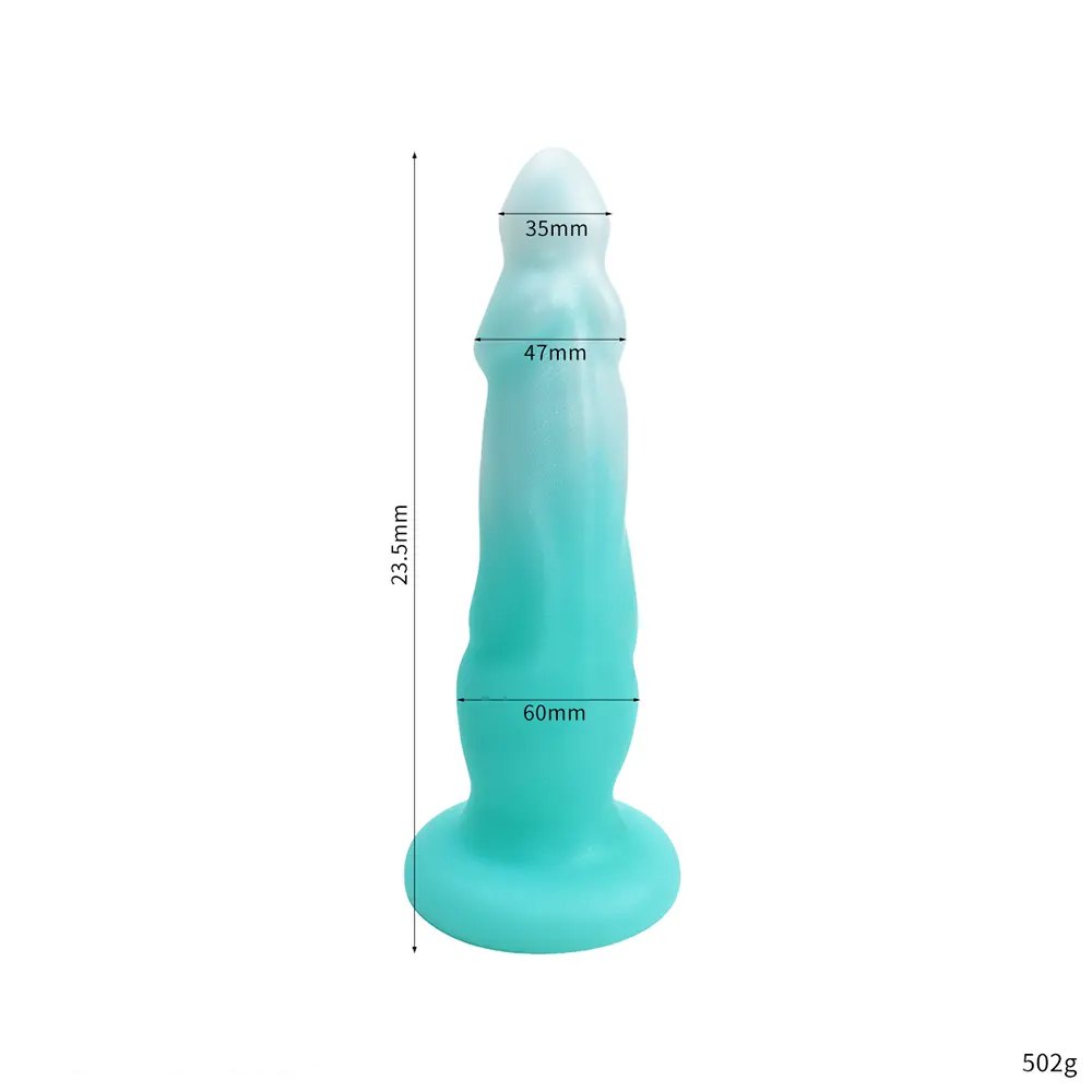 Luminous big fantasy silicone dildo, photo 8