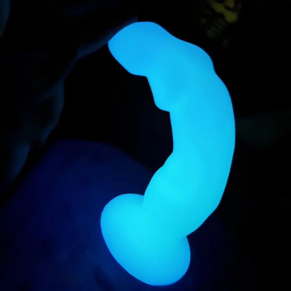 Luminous big fantasy silicone dildo, photo 9