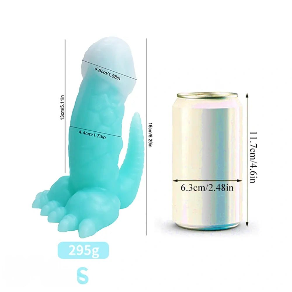 luminous B luminous silicone dinosaur claw dildo