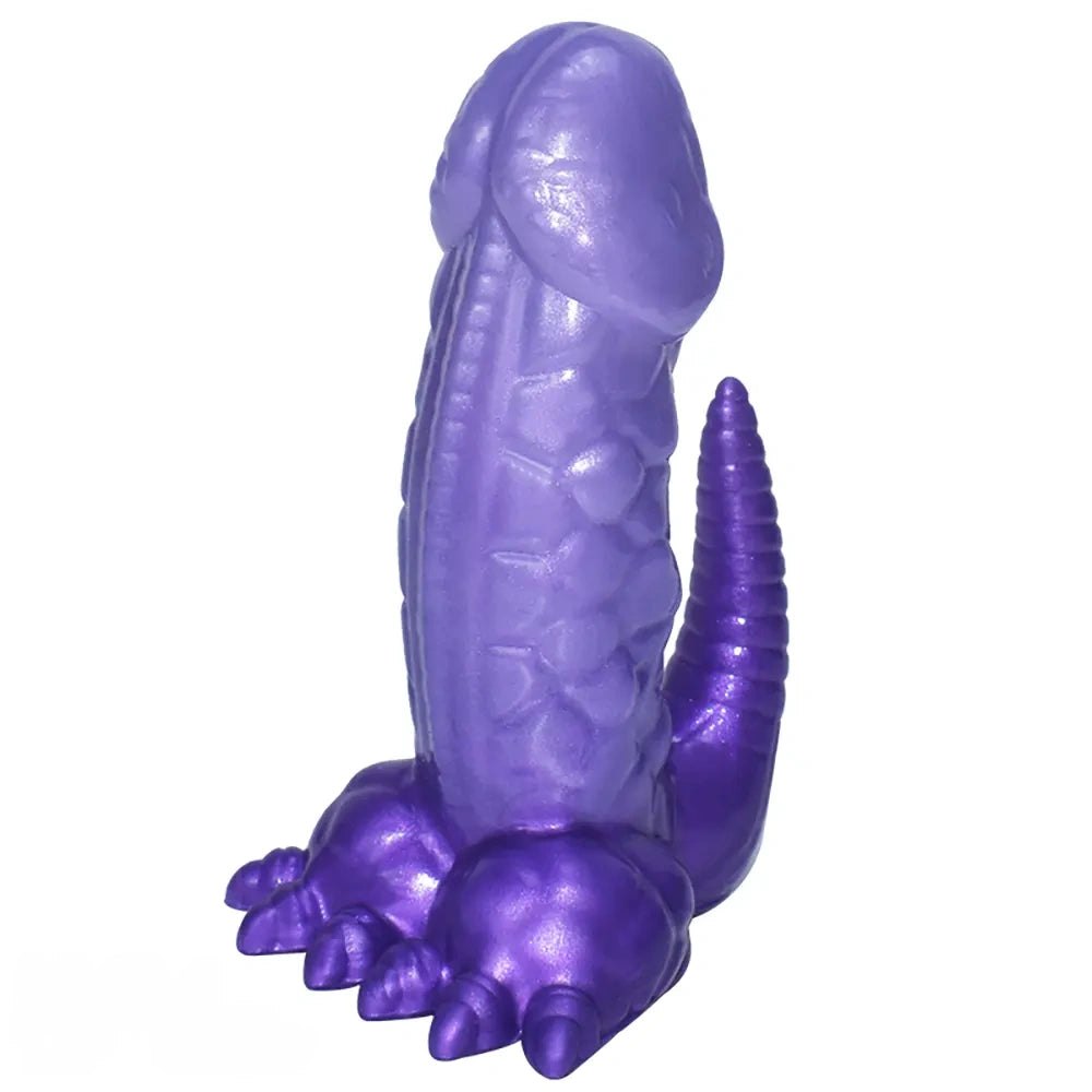 non-luminous B luminous silicone dinosaur claw dildo
