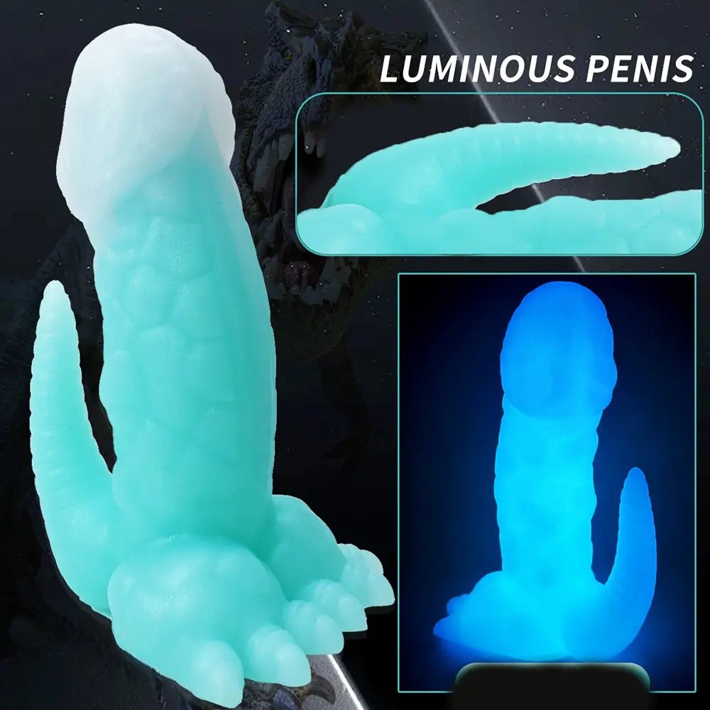 Luminous silicone dinosaur claw dildo, photo 12