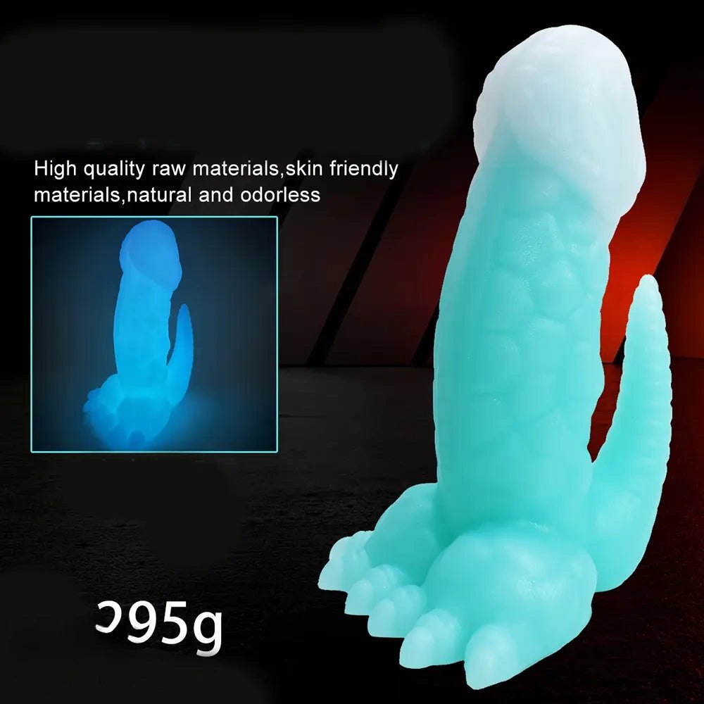 Luminous silicone dinosaur claw dildo, photo 6
