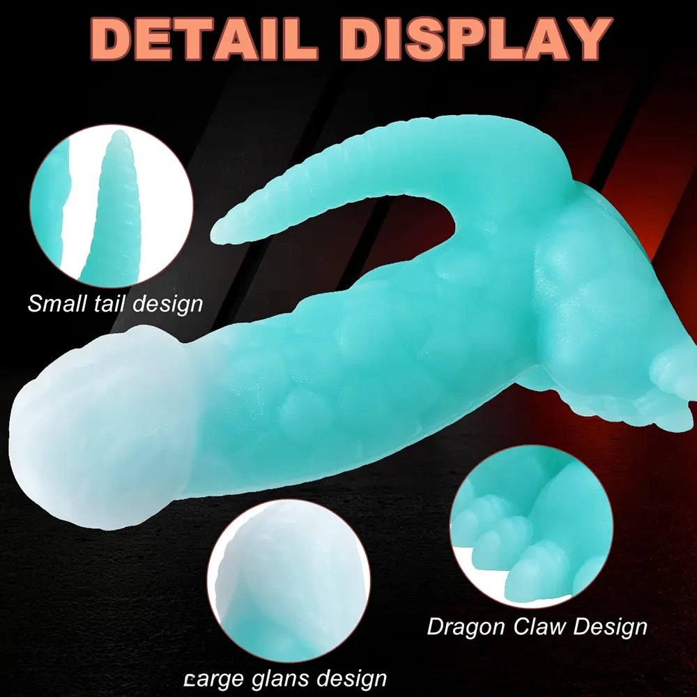 Luminous silicone dinosaur claw dildo, photo 8