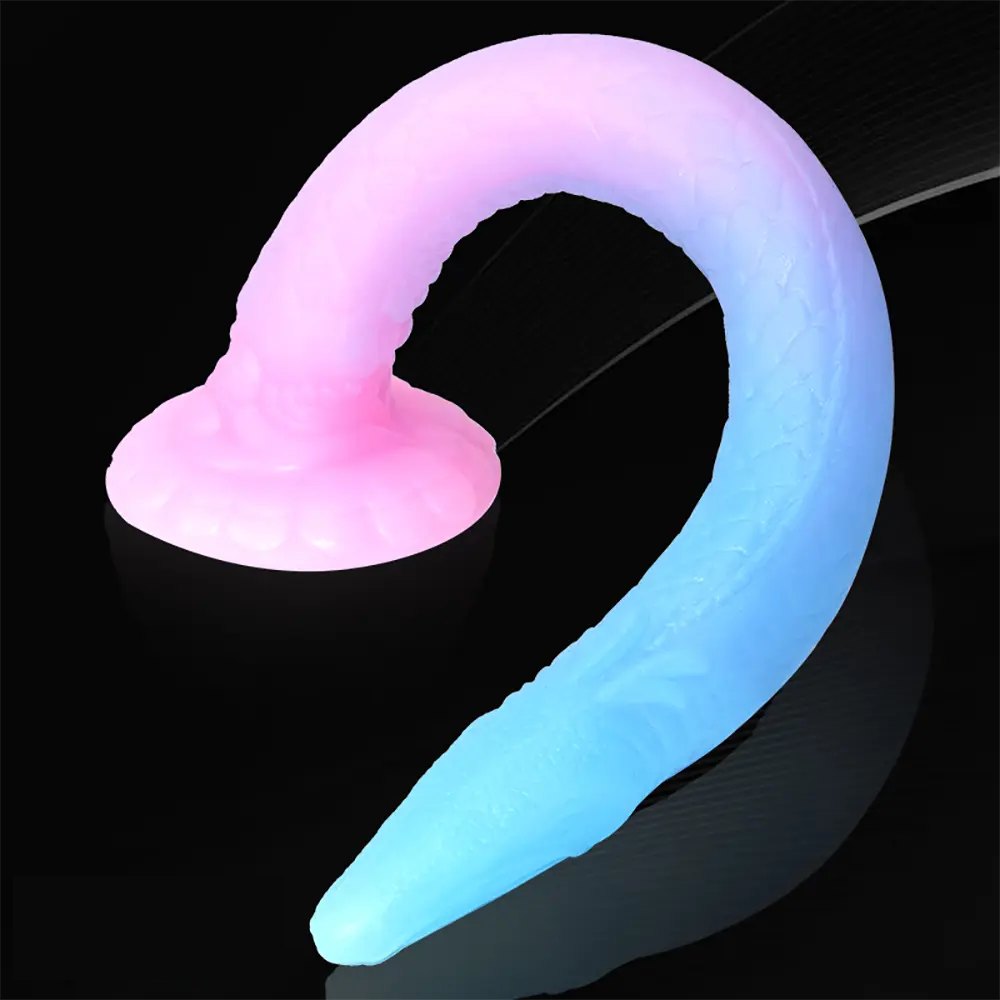 Luminous silicone dragon dildo, photo 4
