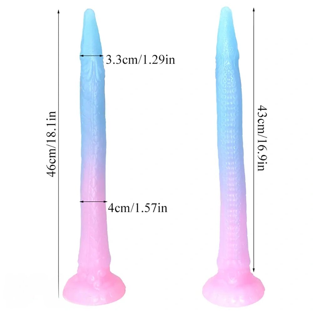 Luminous silicone dragon dildo, photo 5
