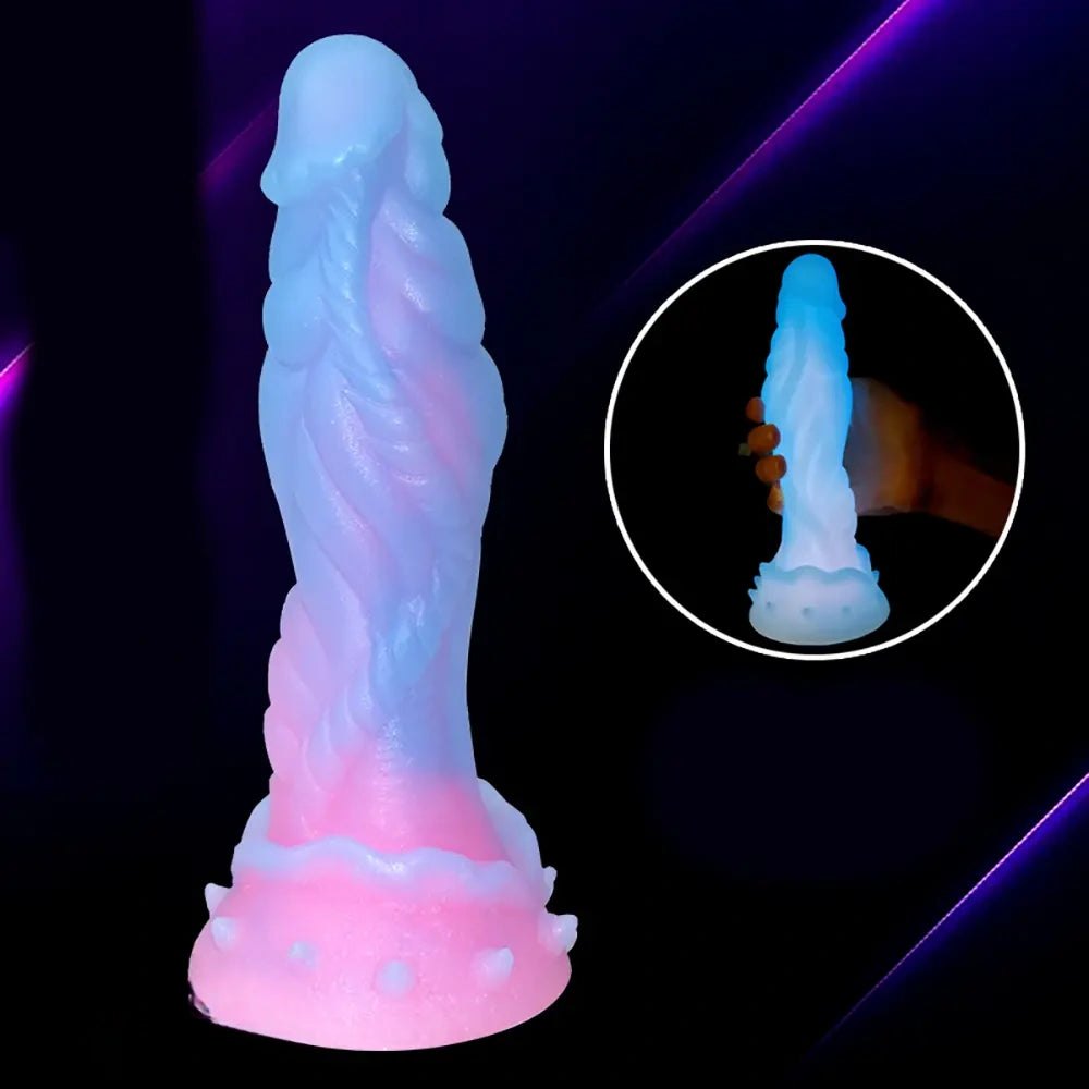 Luminous pastel fantasy dildo, photo 6