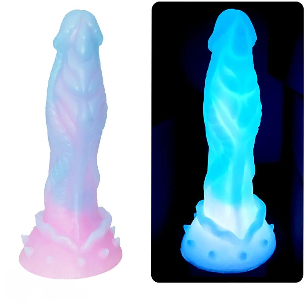 Luminous pastel fantasy dildo, photo 9