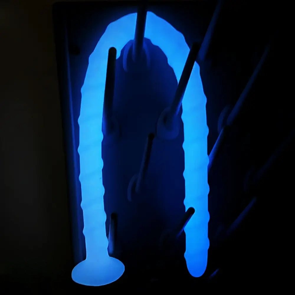 Ribbed spiral silicone fantasy dildo, photo 6