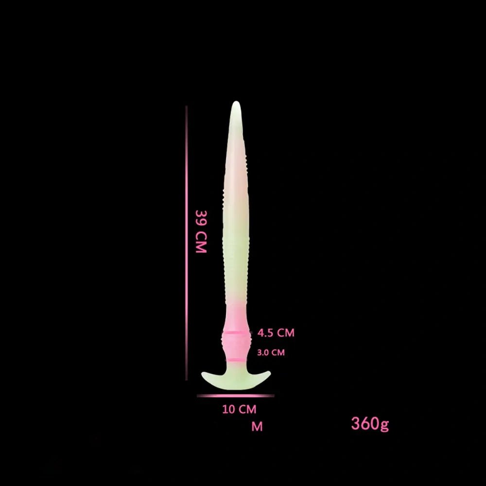 luminous B silicone tentacle fantasy dildo