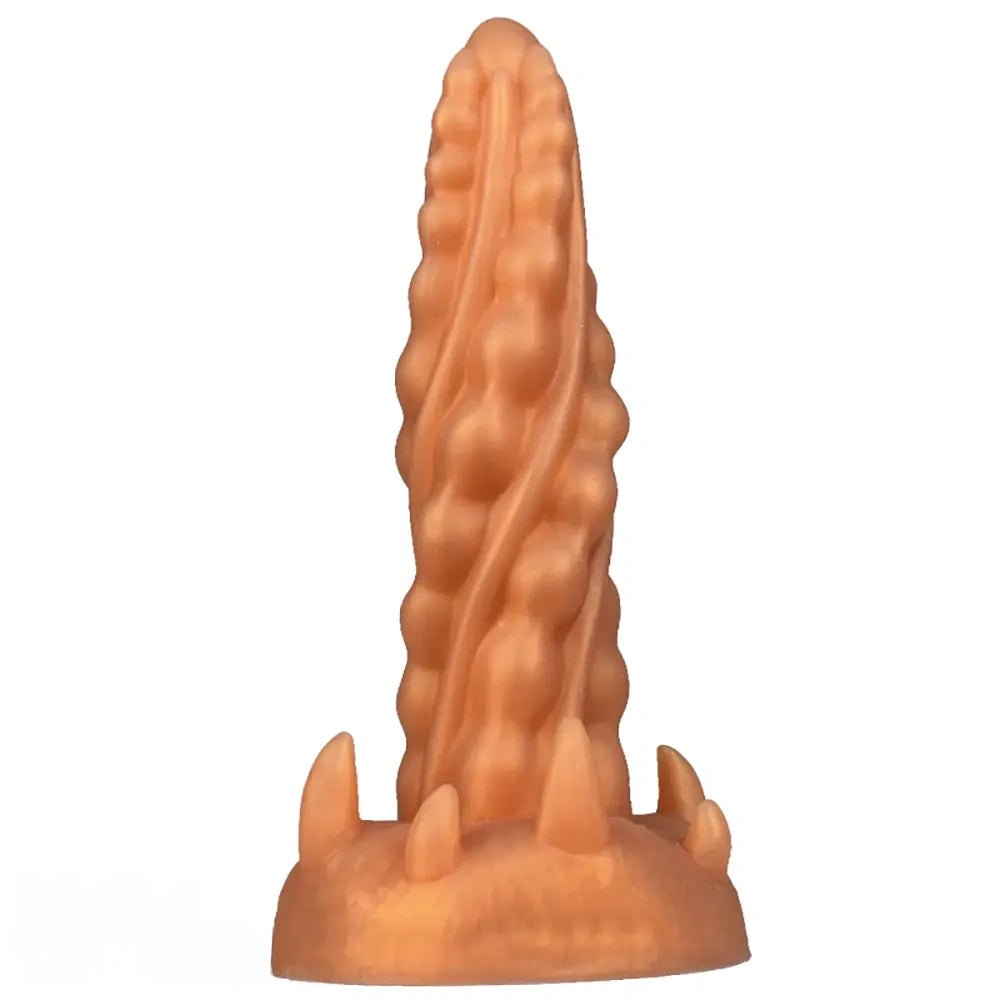 Luminous spiked fantasy silicone dildo, photo 19