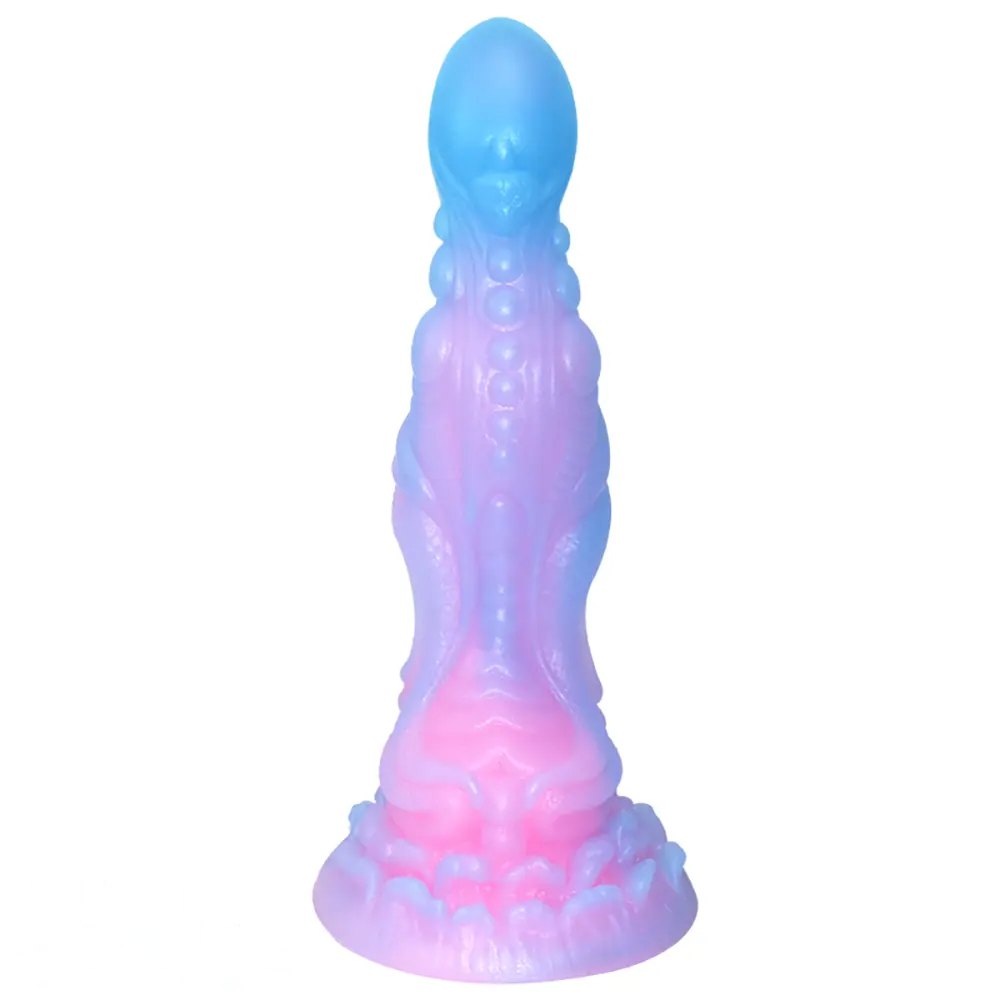 Luminous tentacle style fantasy dildo, photo 2