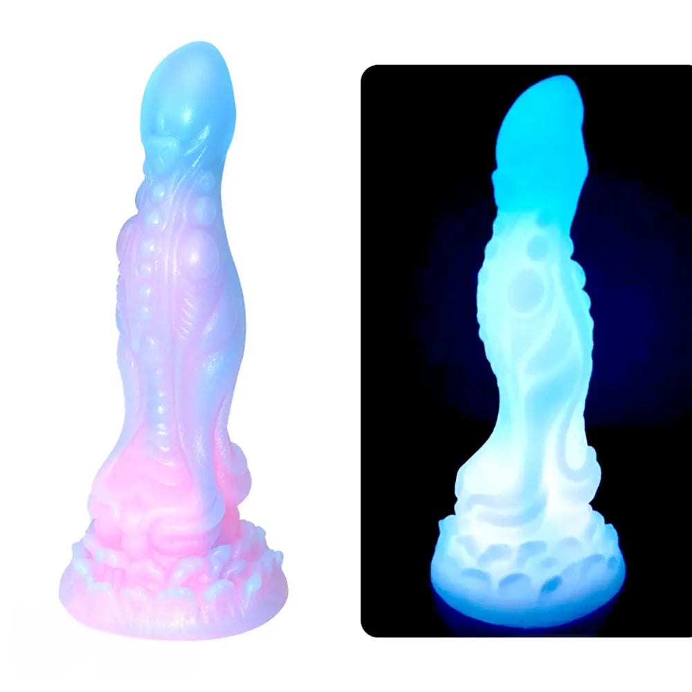 Luminous tentacle style fantasy dildo, photo 6