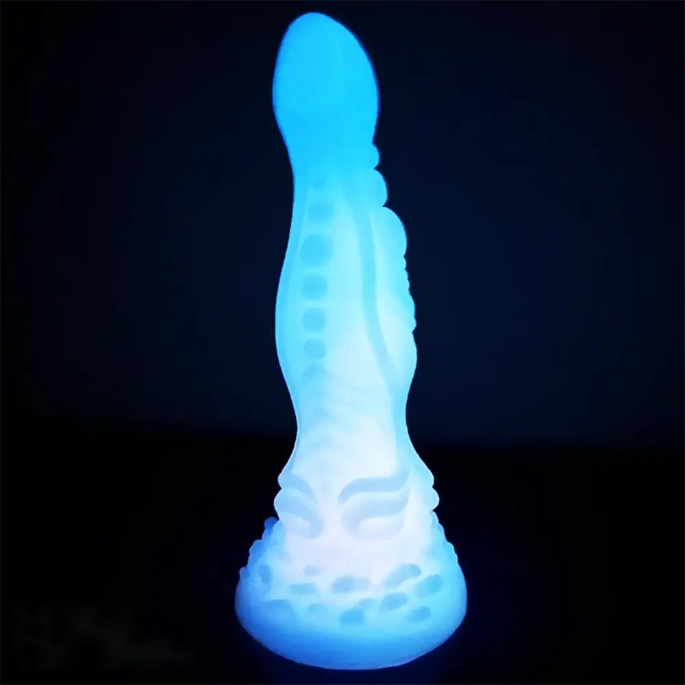 Luminous tentacle style fantasy dildo, photo 9