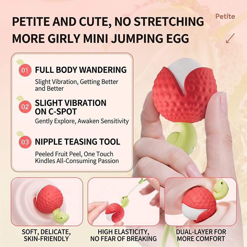 Red lychee bullet vibrator, photo 3